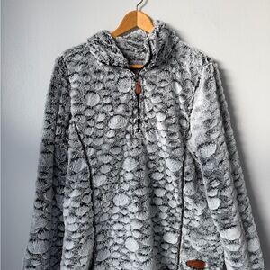 Simply Southern Gray Fleece Pullover